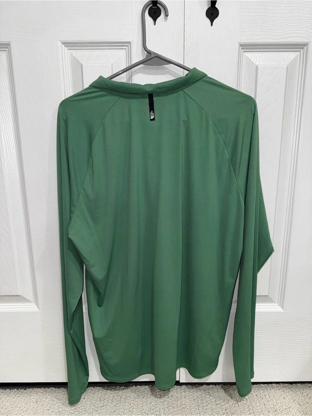The North Face Men's Mint Green Quarter-Zip Pullover